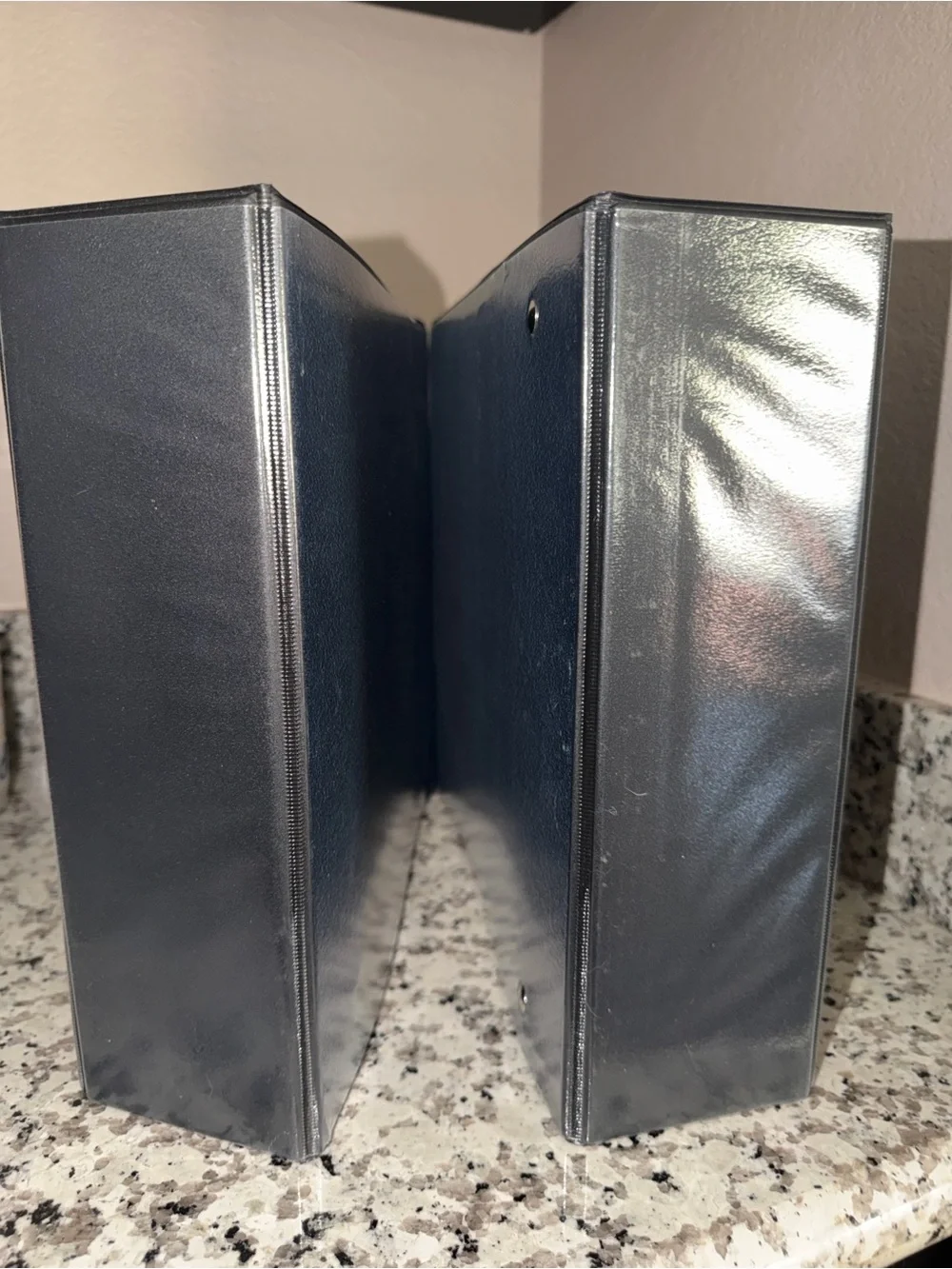 🛍️ 4in Black 3-Ring Binder with Clear Sleeve 2 pockets 2 pack